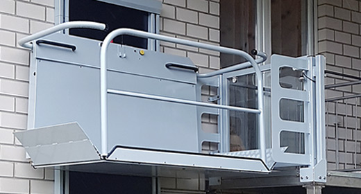 LIPPE Lift Vertikal-Plattformlift Sicherheit-Tür